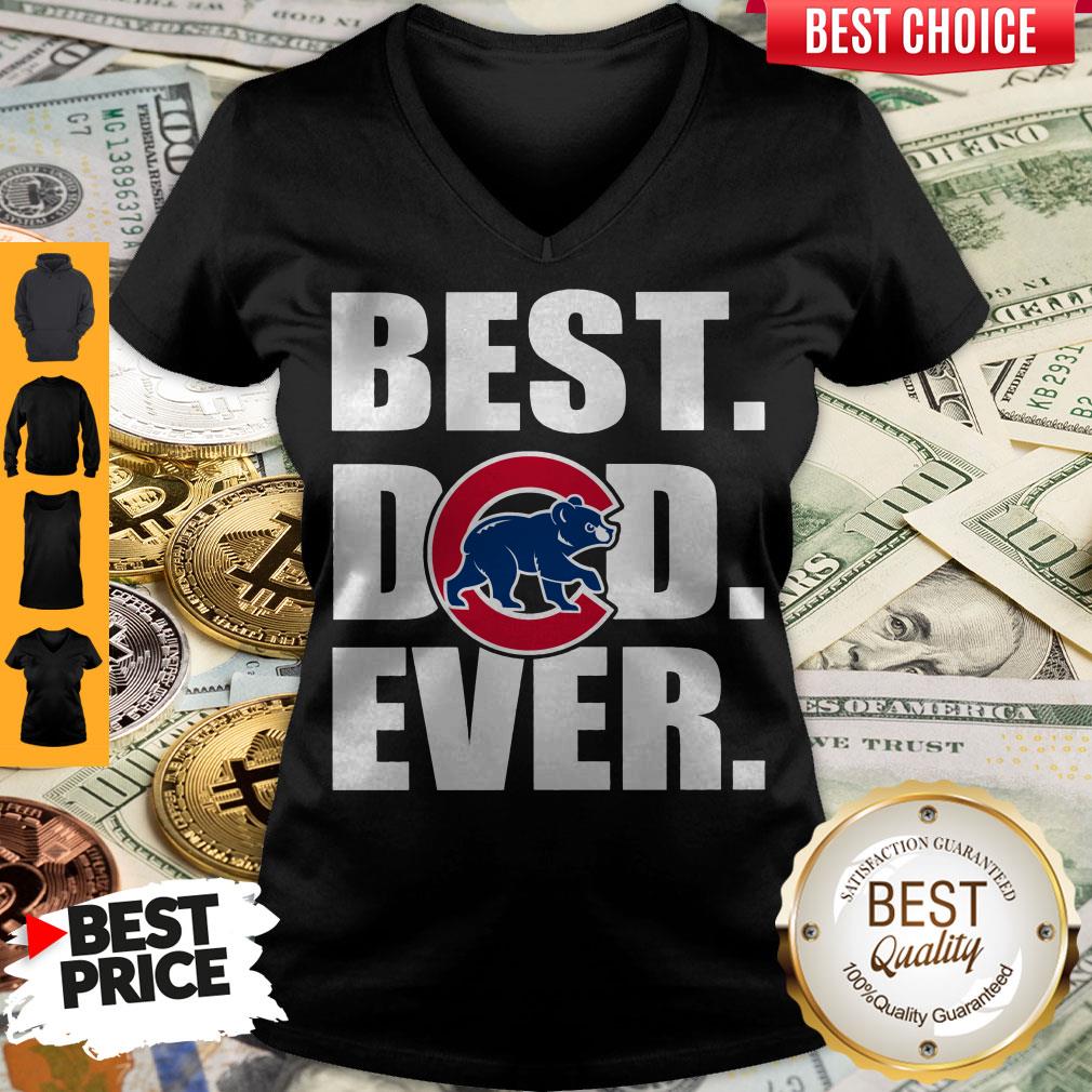 Pretty Chicago Cubs Best Dad Ever Shirt