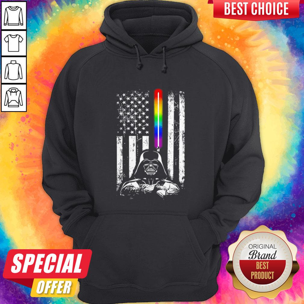 Pretty Darth Vader LGBT US Flag Rainbow Shirt