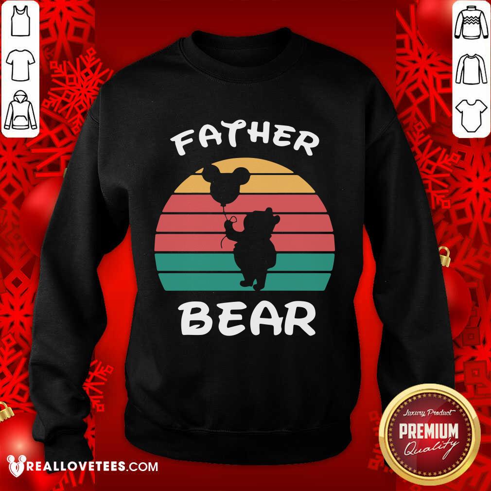 Pretty Father Bear Disney Vintage Retro Shirt