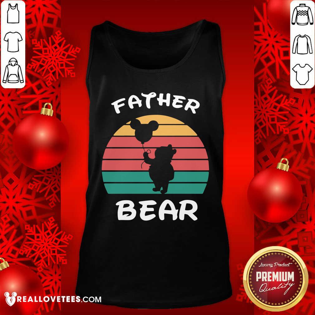 Pretty Father Bear Disney Vintage Retro Shirt