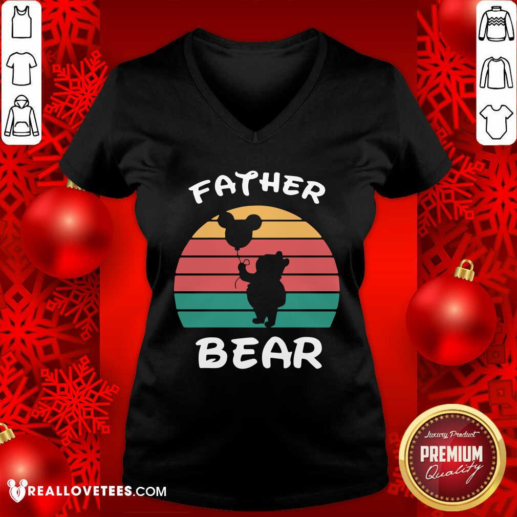 Pretty Father Bear Disney Vintage Retro Shirt