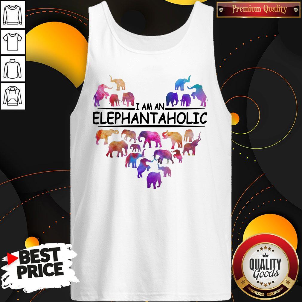 Pretty Heart I Am An Elephant Aholic Shirt