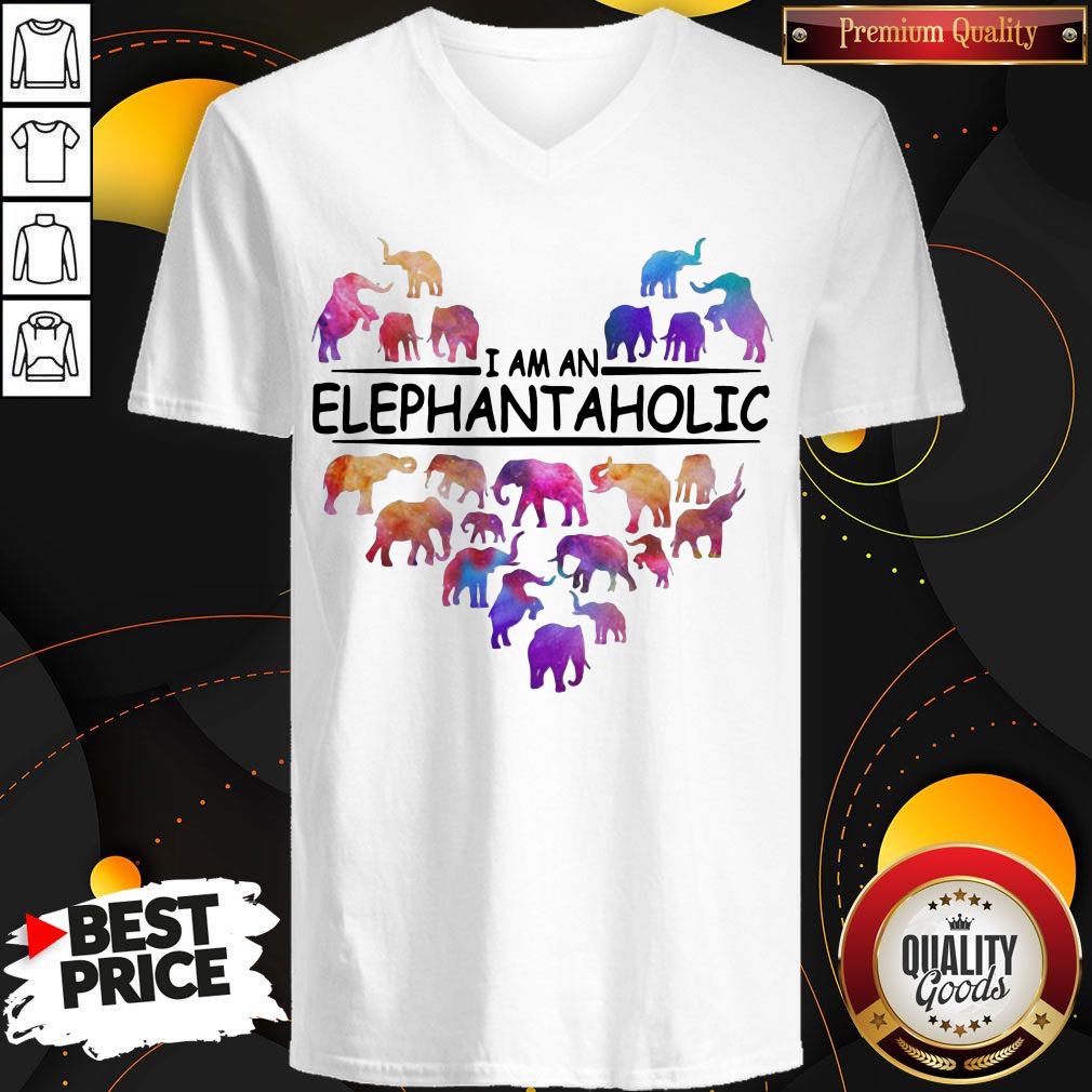 Pretty Heart I Am An Elephant Aholic Shirt