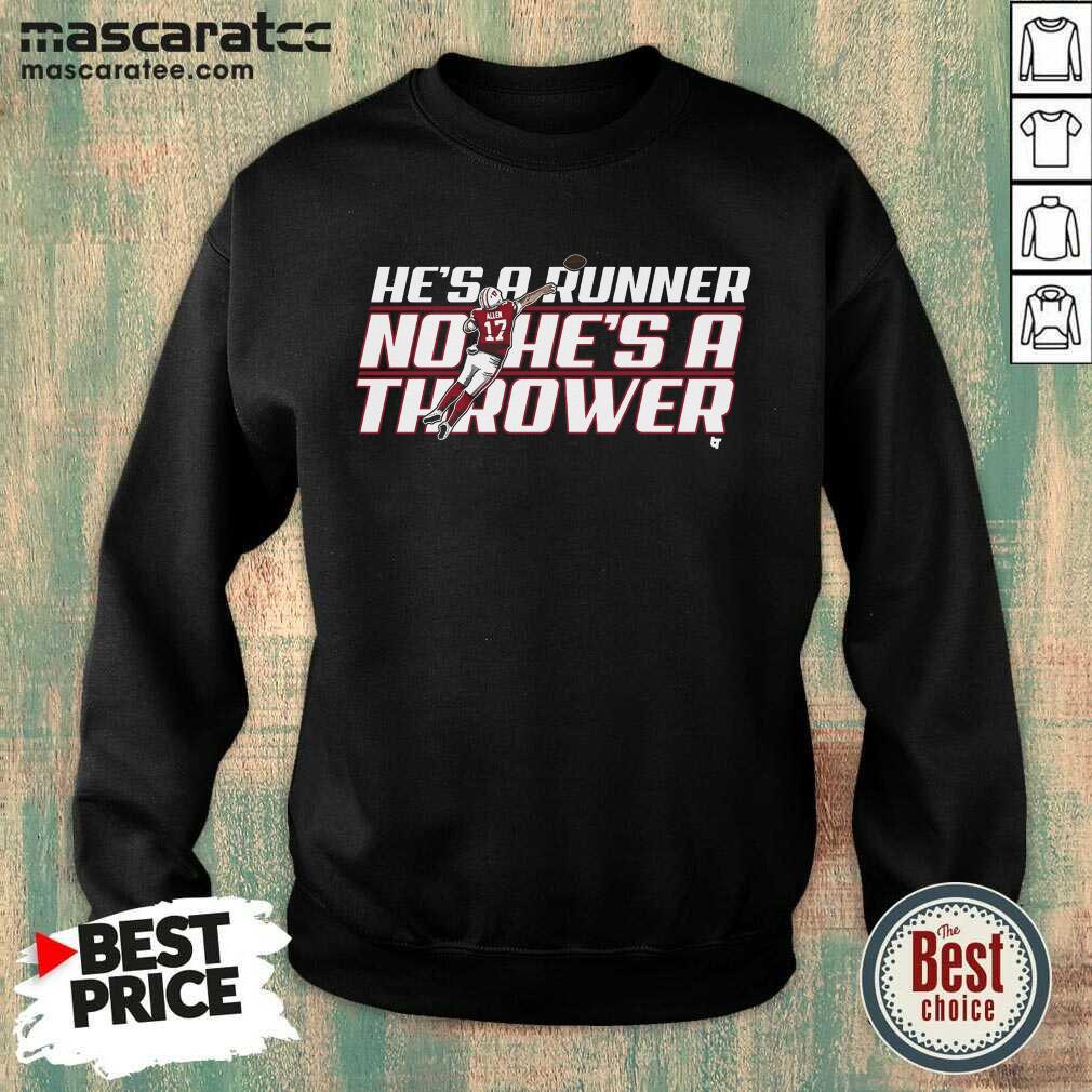 Pretty He’s A Runner No He’s A Thrower Shirt