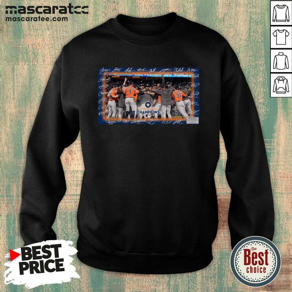 Pretty Houston Astros World Series Champions 2021 Signatures Shirt