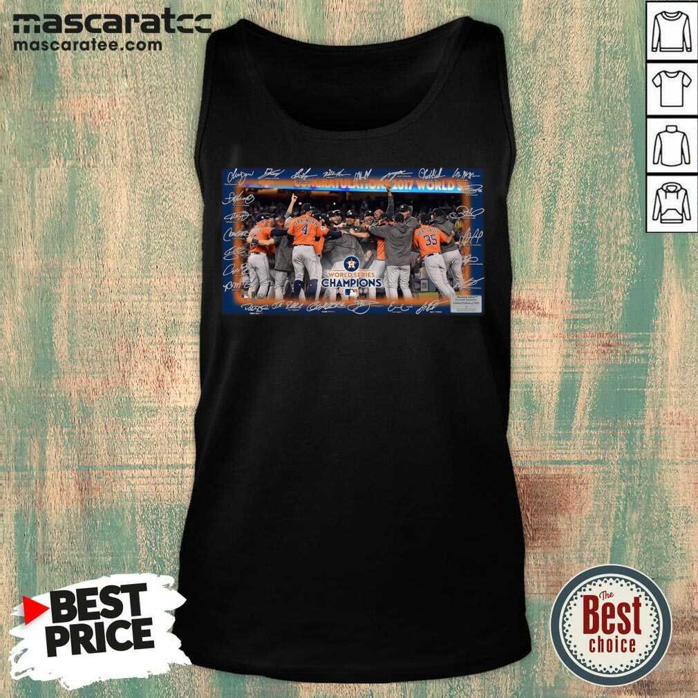 Pretty Houston Astros World Series Champions 2021 Signatures Shirt