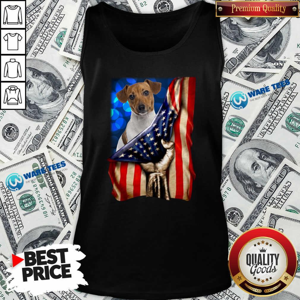Pretty Jack Russell Terrier America 4th Of July Independence Day Shirt