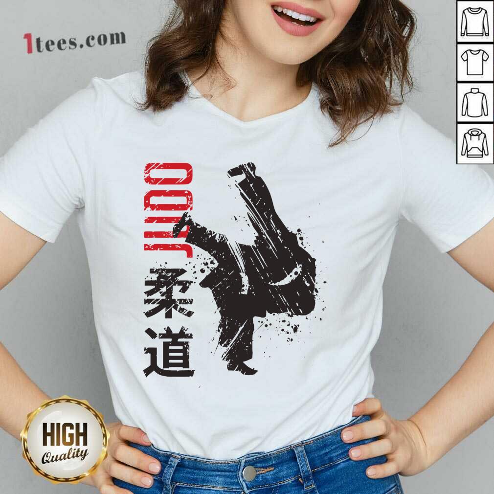 Pretty Judo Kanji Through Shirt
