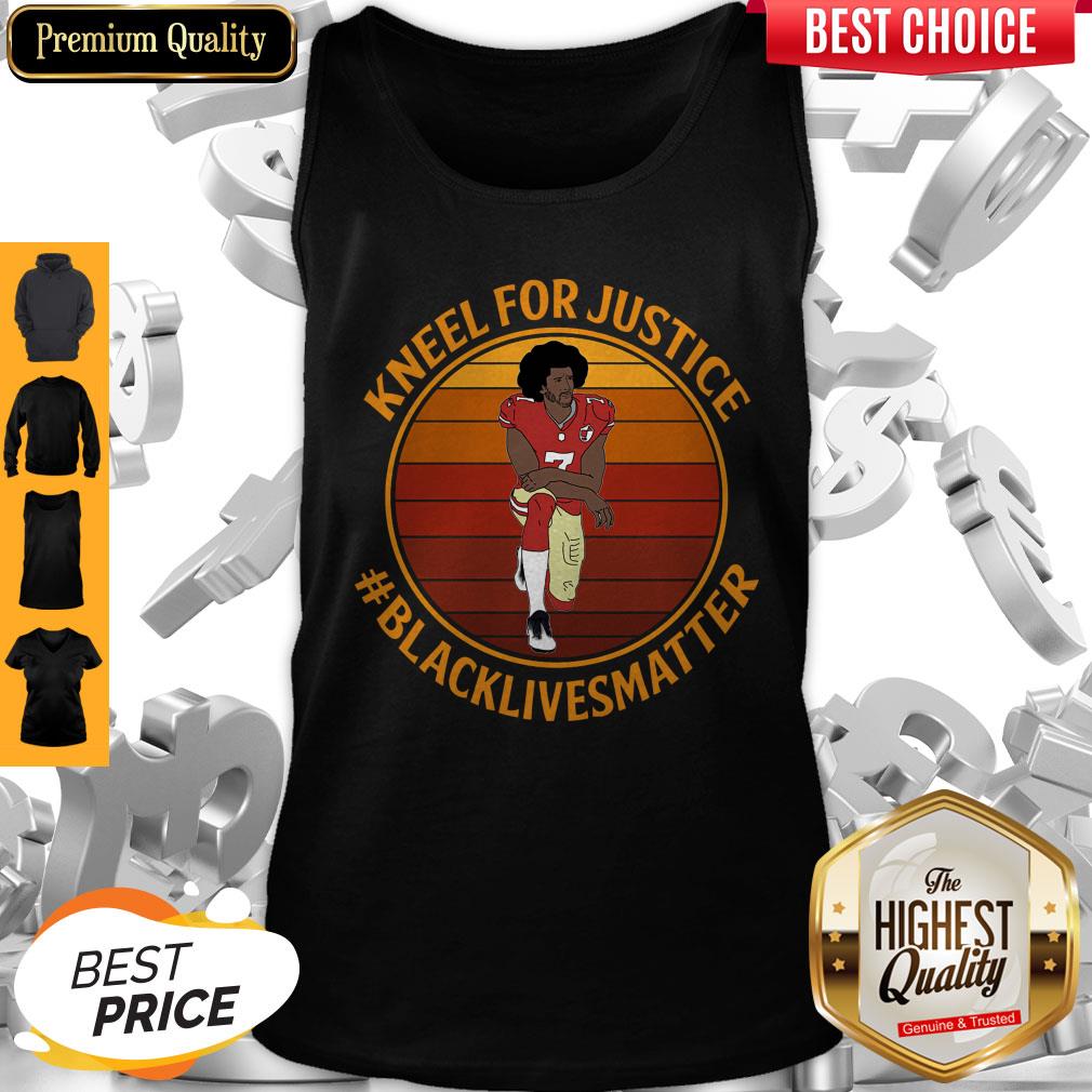Pretty Kneel For Justice Black Lives Matter Colin Kaepernick Shirt