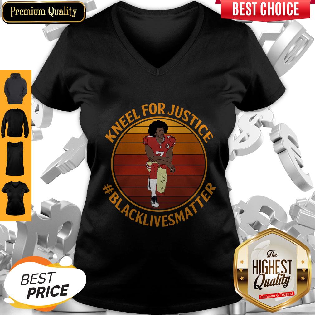 Pretty Kneel For Justice Black Lives Matter Colin Kaepernick Shirt