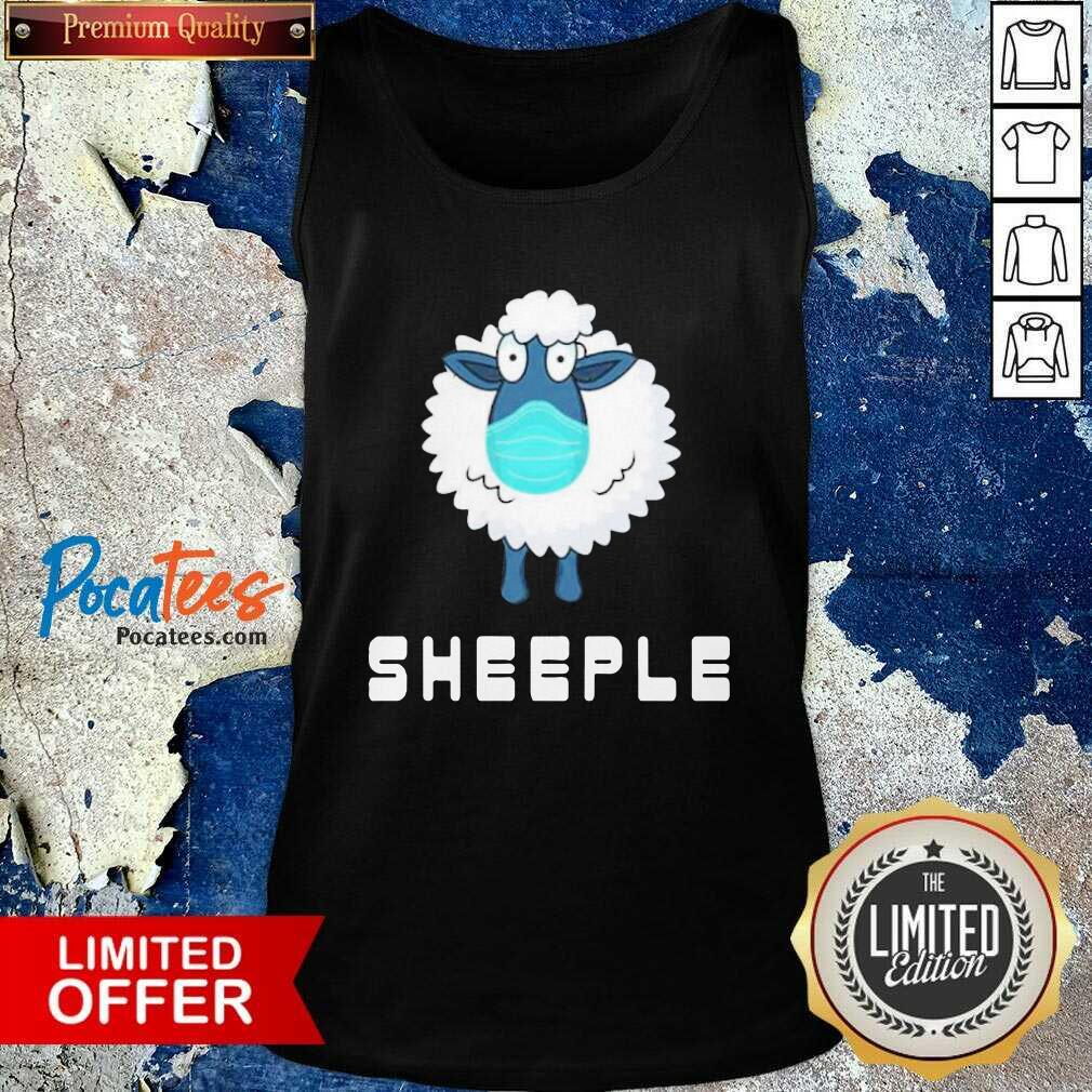 Pretty Lamb Face Mask Sheep Shirt