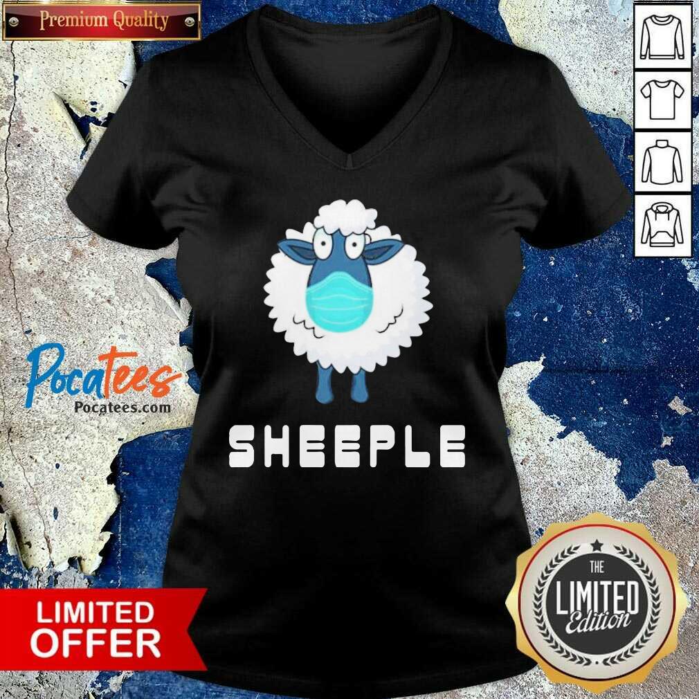 Pretty Lamb Face Mask Sheep Shirt