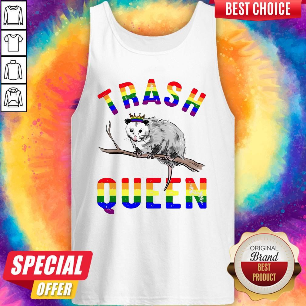 Pretty LGBT Opossum Trash Queen Shirt