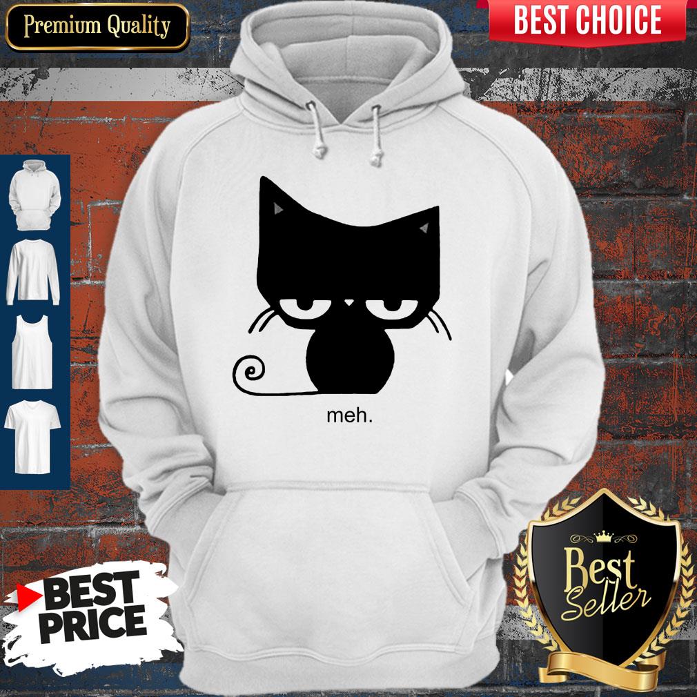 Pretty Meh Black Cat Shirt