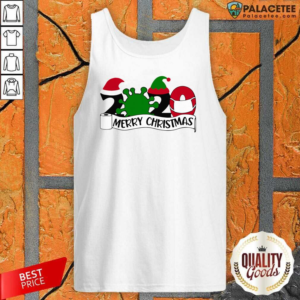 Pretty Merry Christmas 2020 Santa Elf Coronavirus Shirt