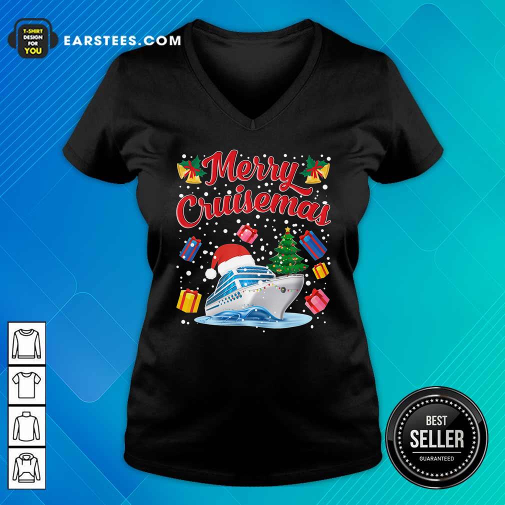 Pretty Merry Cruisemas Family Cruise Christmas 2020 Santa Hat Shirt