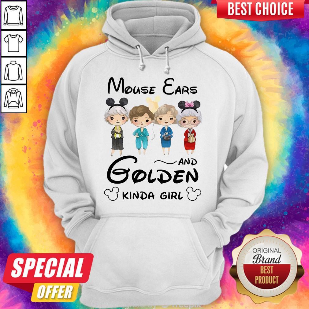 Pretty Mickey Mouse Cars And Golden Kinda Girl Shirt