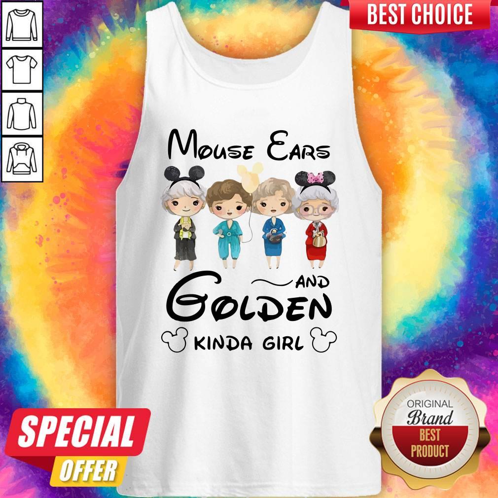 Pretty Mickey Mouse Cars And Golden Kinda Girl Shirt