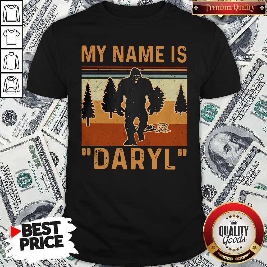 Pretty My Name Is Daryl Vintage Shirt