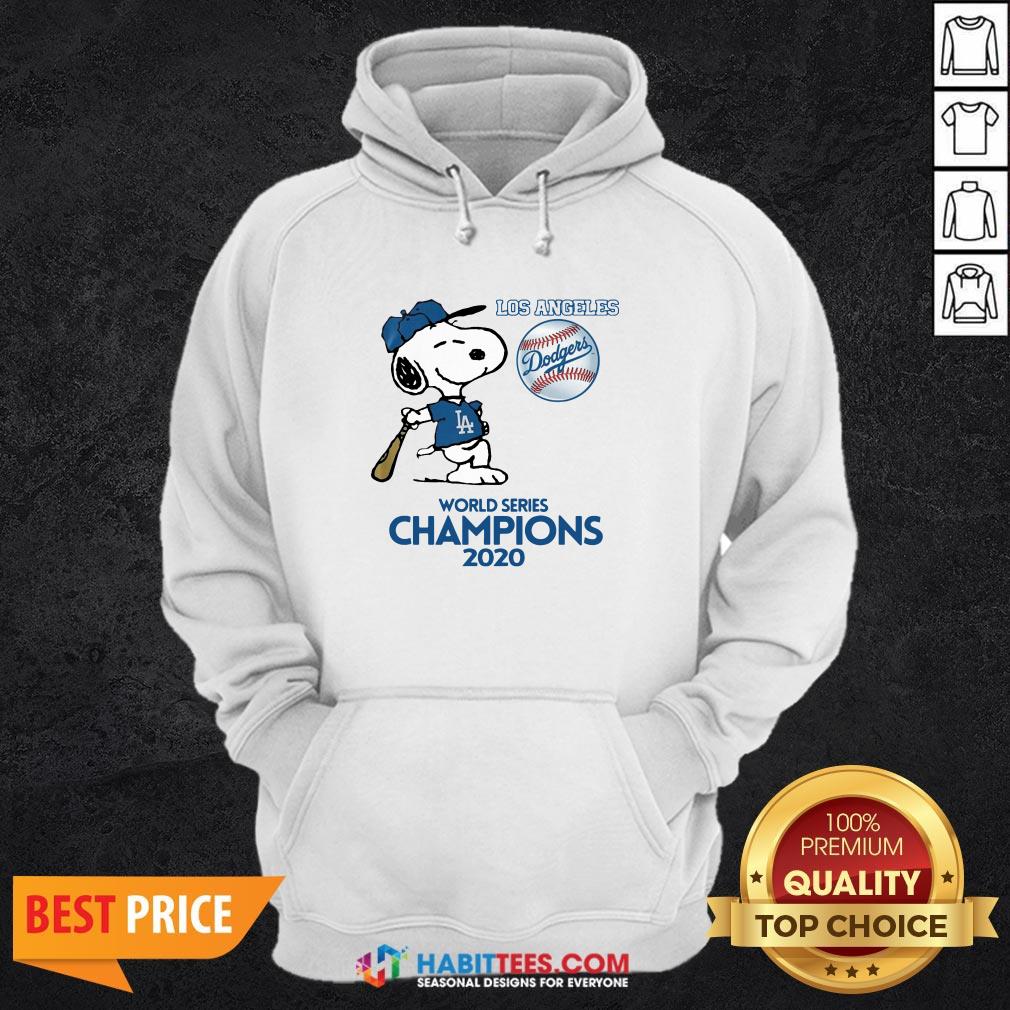 Pro Snoopy Play Baseball Los Angeles Dodgers World Series Champions 2020 Shirt