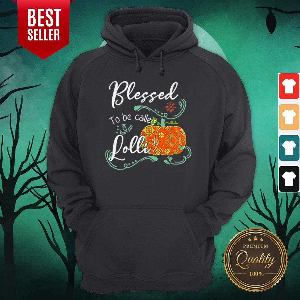 Pumpkin Blessed To Be Called Lolli Thanksgiving Halloween Shirt