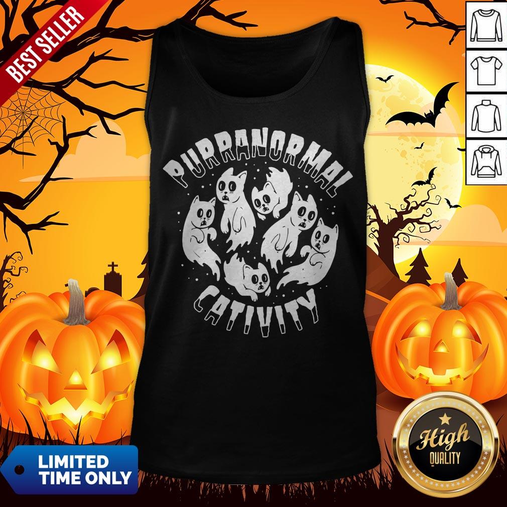Purranormal Creativity Scary Cats Halloween Shirt