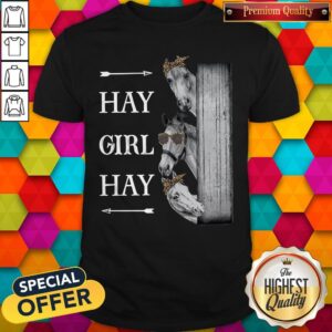 Funny Horse Hay Girl Hay Shirt