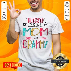 Nice Blessed 2 Grammy Mother Shirt