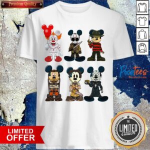 Mickey Mouse Style Horror Character Halloween Shirt