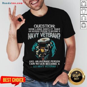 Question How Long Does It Take An Average Person To Become A Navy Veteran Skull Shirt