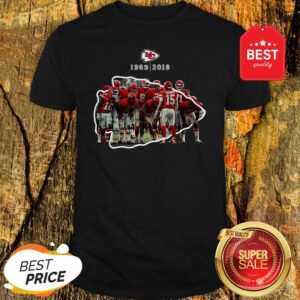 Official Logo Kansas City Chiefs Team Player 1969 2019 Shirt
