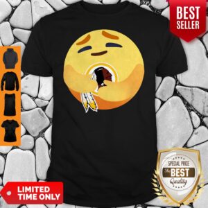 Funny Love The Washington Redskins Love Hug Facebook Care Emoji Shirt