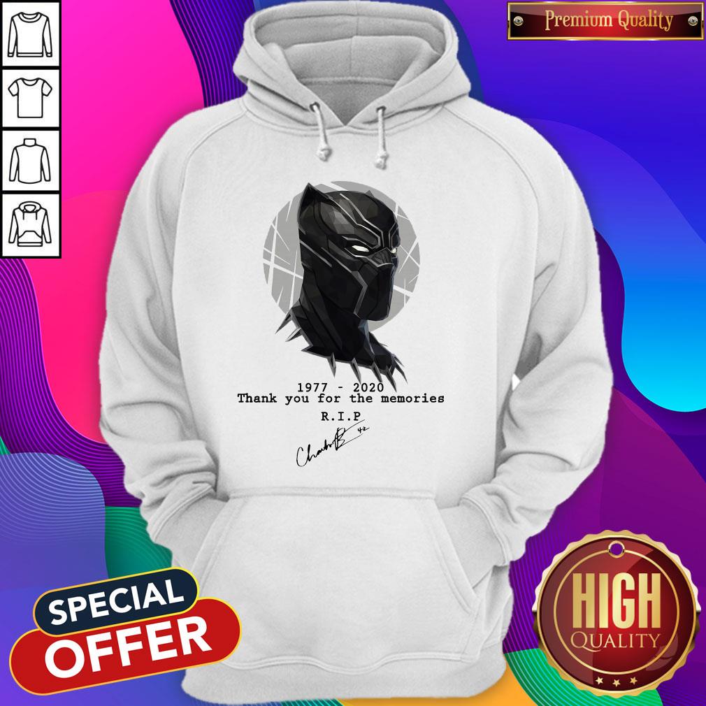 R.I.P. Black Panther Star Chadwick Boseman 1977-2020 Shirt