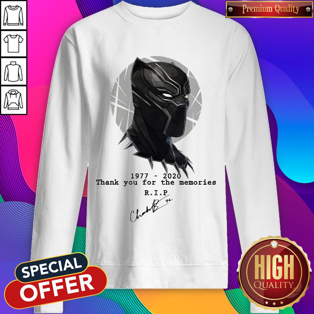 R.I.P. Black Panther Star Chadwick Boseman 1977-2020 Shirt