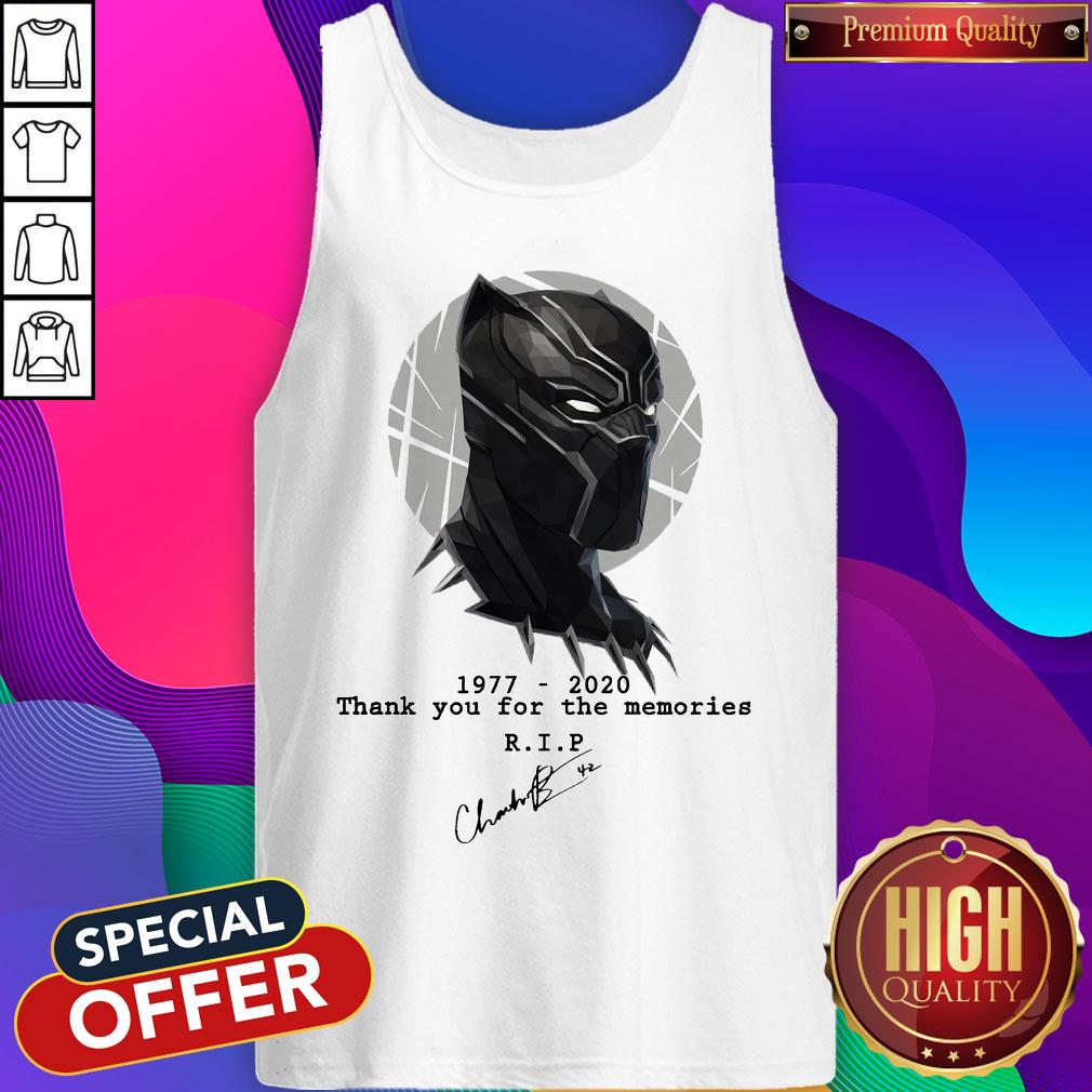 R.I.P. Black Panther Star Chadwick Boseman 1977-2020 Shirt
