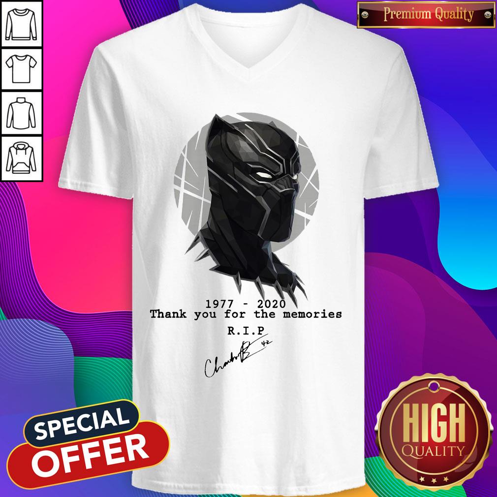 R.I.P. Black Panther Star Chadwick Boseman 1977-2020 Shirt