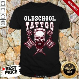 Awesome Old School Tattoo Studio Skull Shirt
