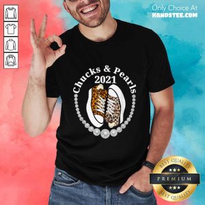 Confident Chucks And Pearls 2021 Leopard Shirt