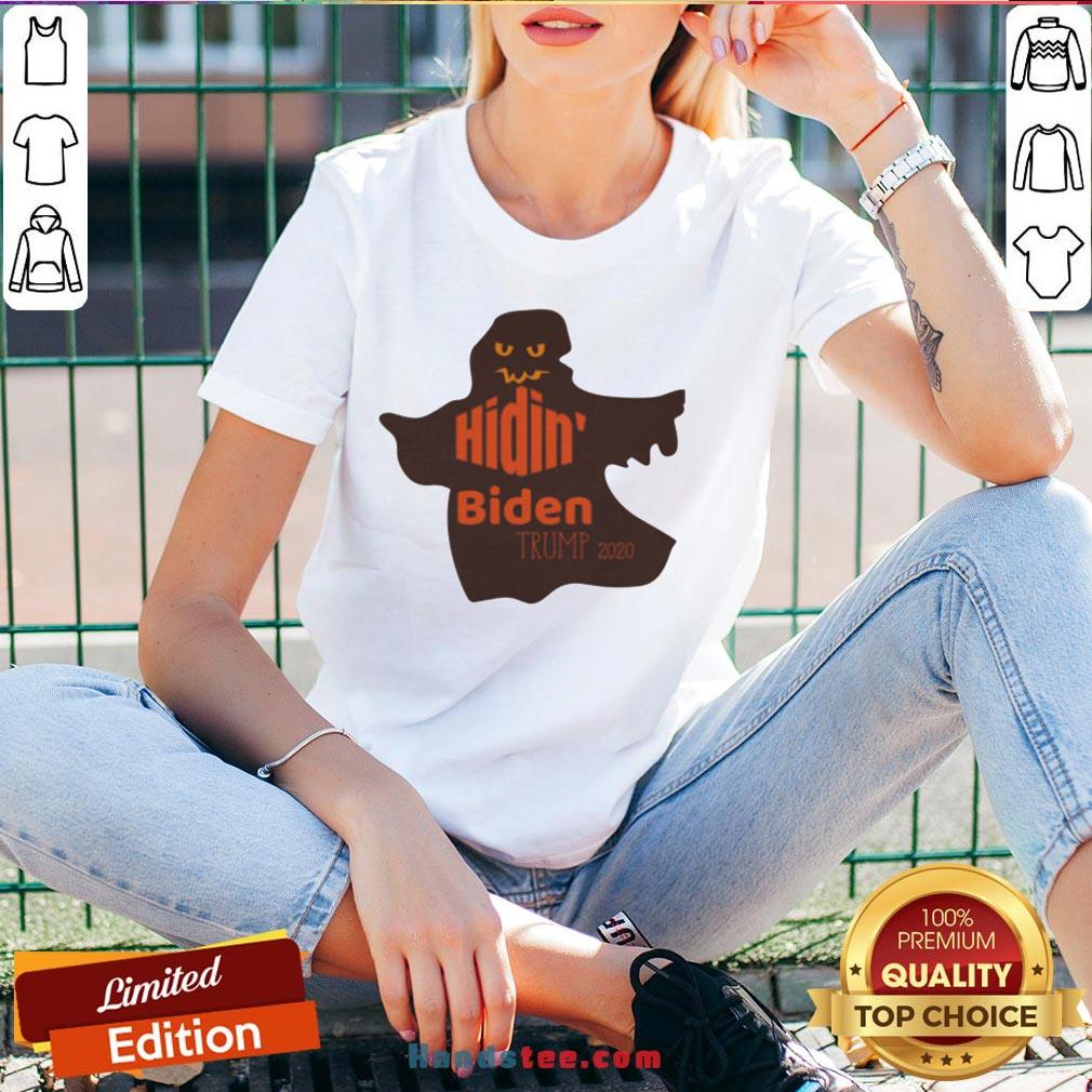 Ghost Hidin' Biden Trump 2020 Halloween Shirt