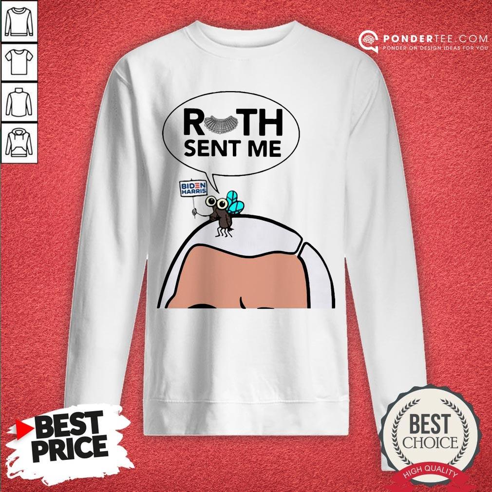 Rbg Ruth Sent Me Fly Mike Pence Biden Harris Shirt