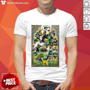 Nice Green Bay Packers Team FootballPlayers 2021 Signatures Shirt