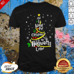 I Want For Christmas Is My Hogwarts Letter Tree Shirt