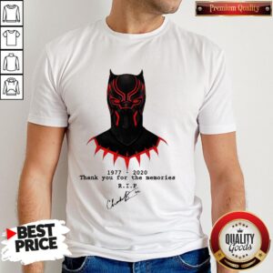 RIP Chadwick Boseman 1977-2020 Black Panther Shirt