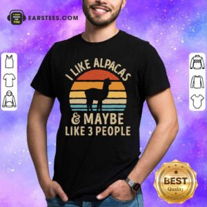 I Like Alpacas Vintage Shirt