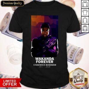 R.I.P. Black Panther Star Chadwick Boseman 1977-2020 Shirt