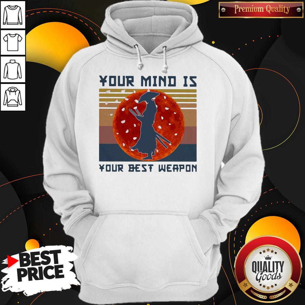 Samurai Basketball Your Mind Is Your Best Weapon Vintage Retro Shirt