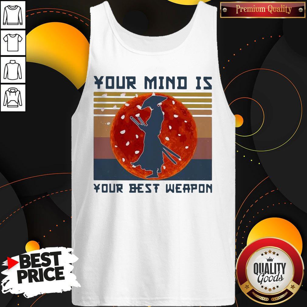 Samurai Basketball Your Mind Is Your Best Weapon Vintage Retro Shirt