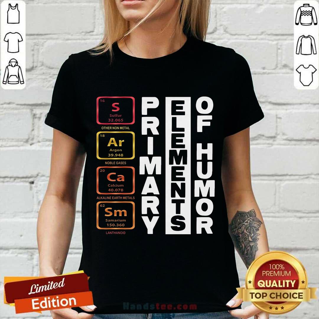 Sarcasm Primary Elements Of Hum Shirt