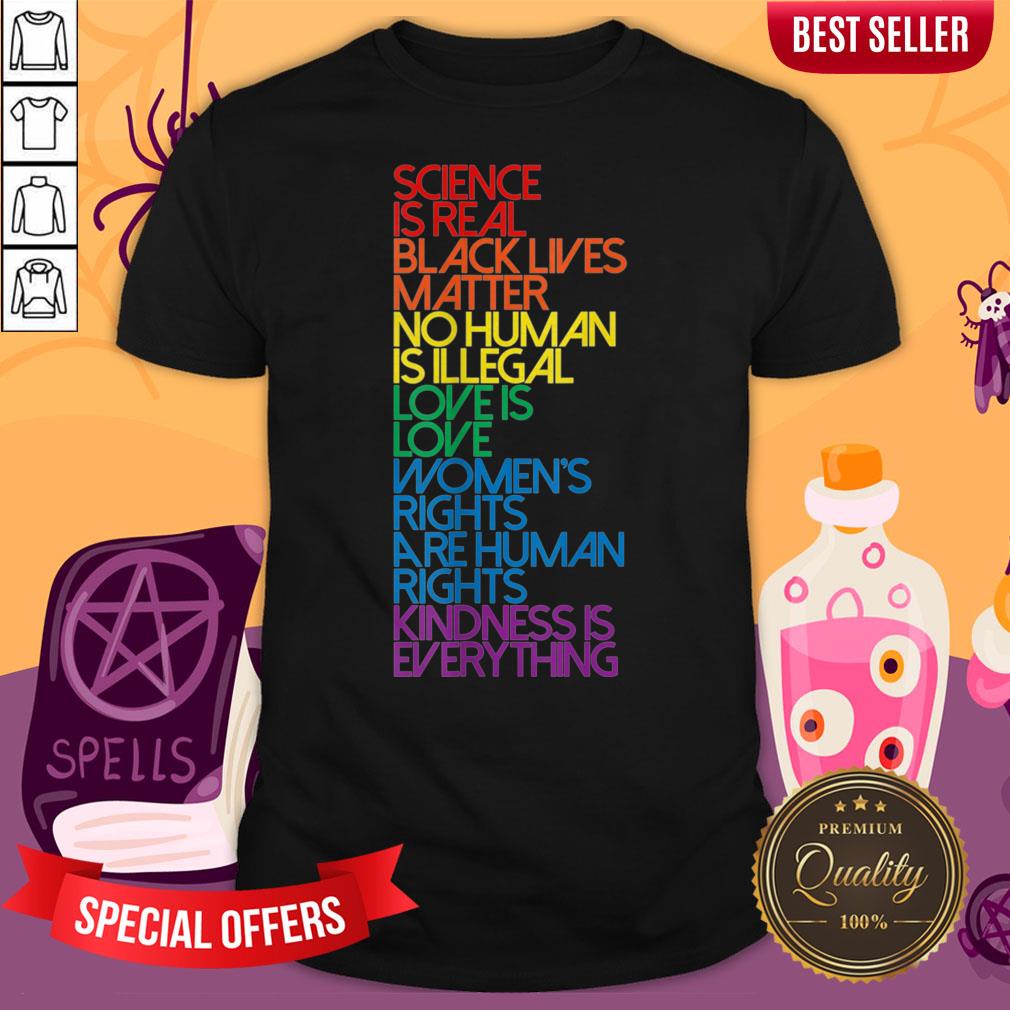 Science Is Real Black Lives Matter LGBT Halloween Shirt