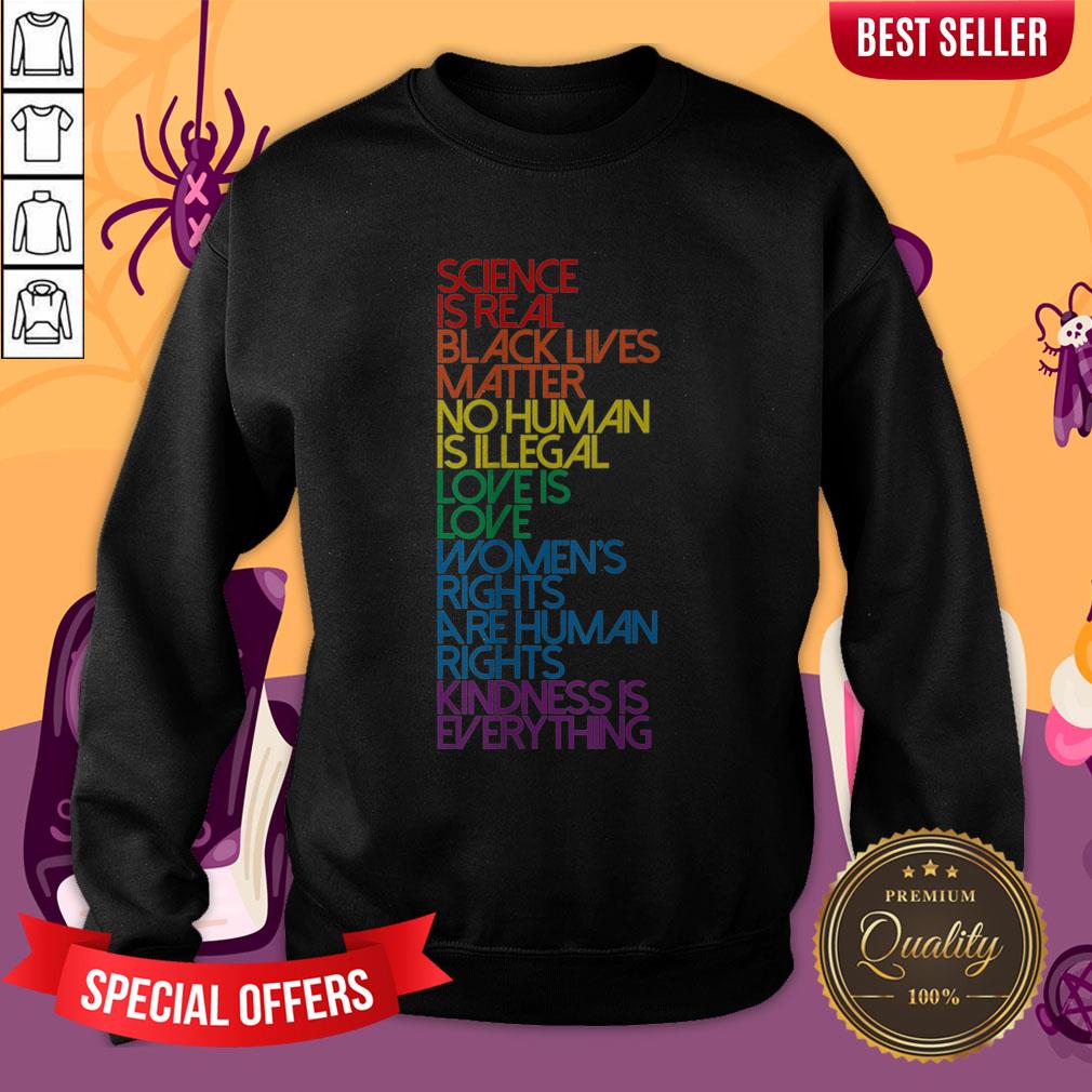 Science Is Real Black Lives Matter LGBT Halloween Shirt
